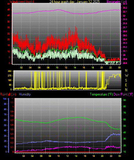 24 Hour Graph for Day 12