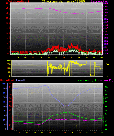 24 Hour Graph for Day 19